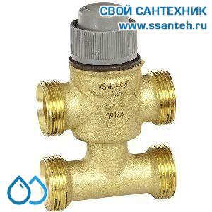10078 Honeywell, VSMF-415-0.4 Клапан трехходовой с байпасом регулирующий резьбовой, PN16, DN15, Kvs 0.4, 6.5мм, 2…120 °C