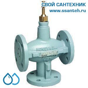 10239 Honeywell, V5329A1012 Клапан трехходовой линейный смесительный фланцевый, PN16, DN15, Kvs 4, 20мм, 2…170 °C