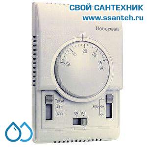15748 HONEYWELL T6373B1064 Термостат для фэн-койлов 3-х ск., 10-30С, 230В, антисипатор, нагрев/охлаждение