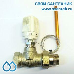 18815   TERMICUS T70V7723-25 Регулятор температуры прямого действия, DN25, +40...+70°С,  Kvs 5,0 м3/час, с выносным термобаллоном