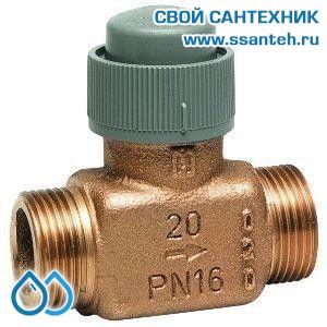 09984 Honeywell, V5832A1038 Клапан двухходовой (проходной) регулирующий резьбовой, PN16, DN15, Kvs 0.63, 6.5мм, 2…120 °C